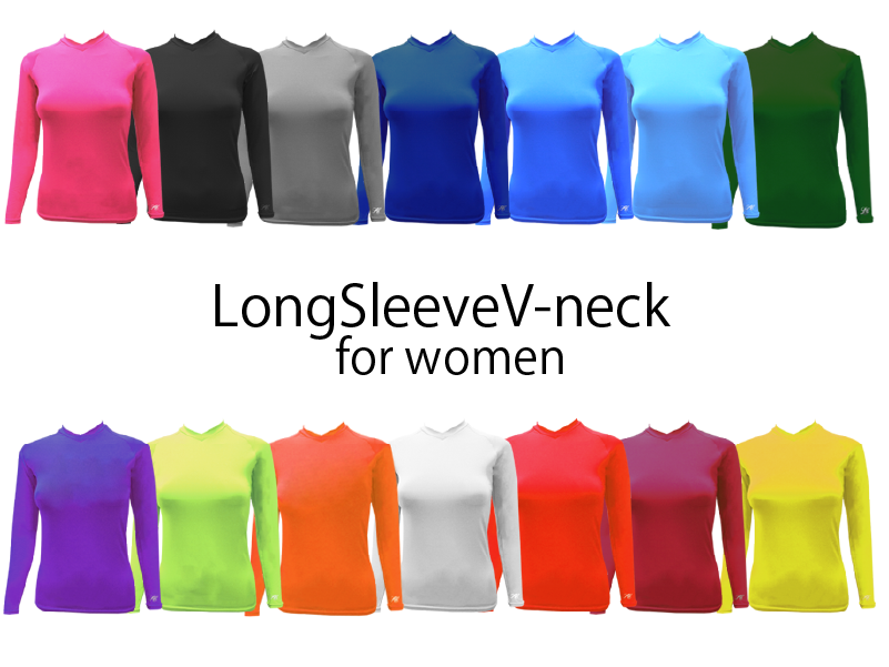 V-Neck Long Sleeve Shirts for women