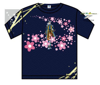 Ｔシャツ 明智光秀（黒）